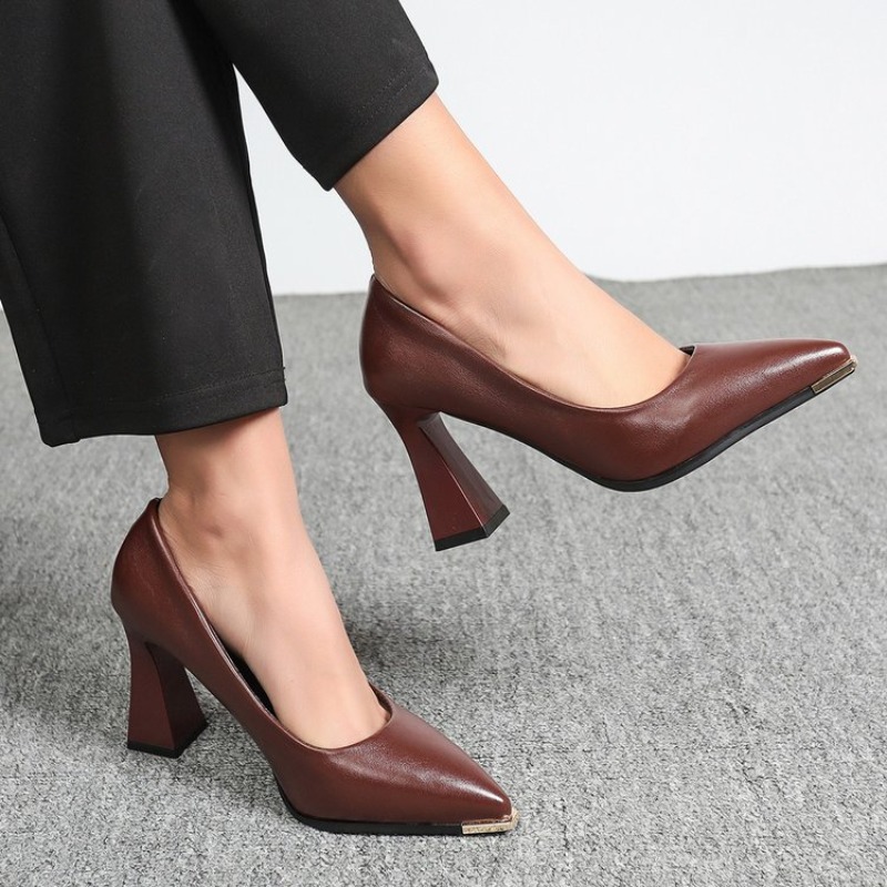 Women'S Shoes Professional - Bahar Yeni Sivri Burunlu Giymeli Profesyonel