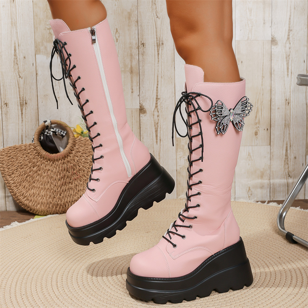 Women'S Shoes Y2K - EUR Beden 43 y2k Pembe Kelebek
