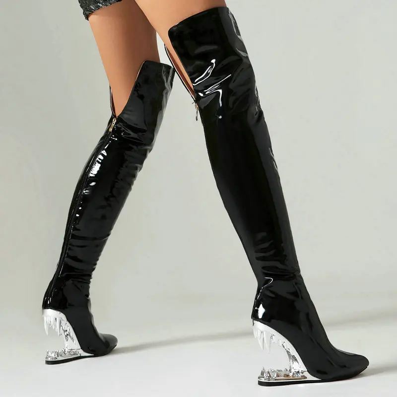 Women'S Shoes Wide Width - Kaplan dişleri köpekbalığı ağız diş Hallow