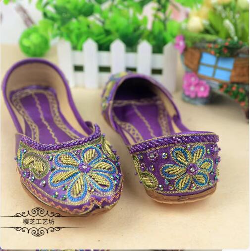 Women'S Shoes In Pakistan - Pakistan Kadın Ayakkabı Düz Nakış Bahar