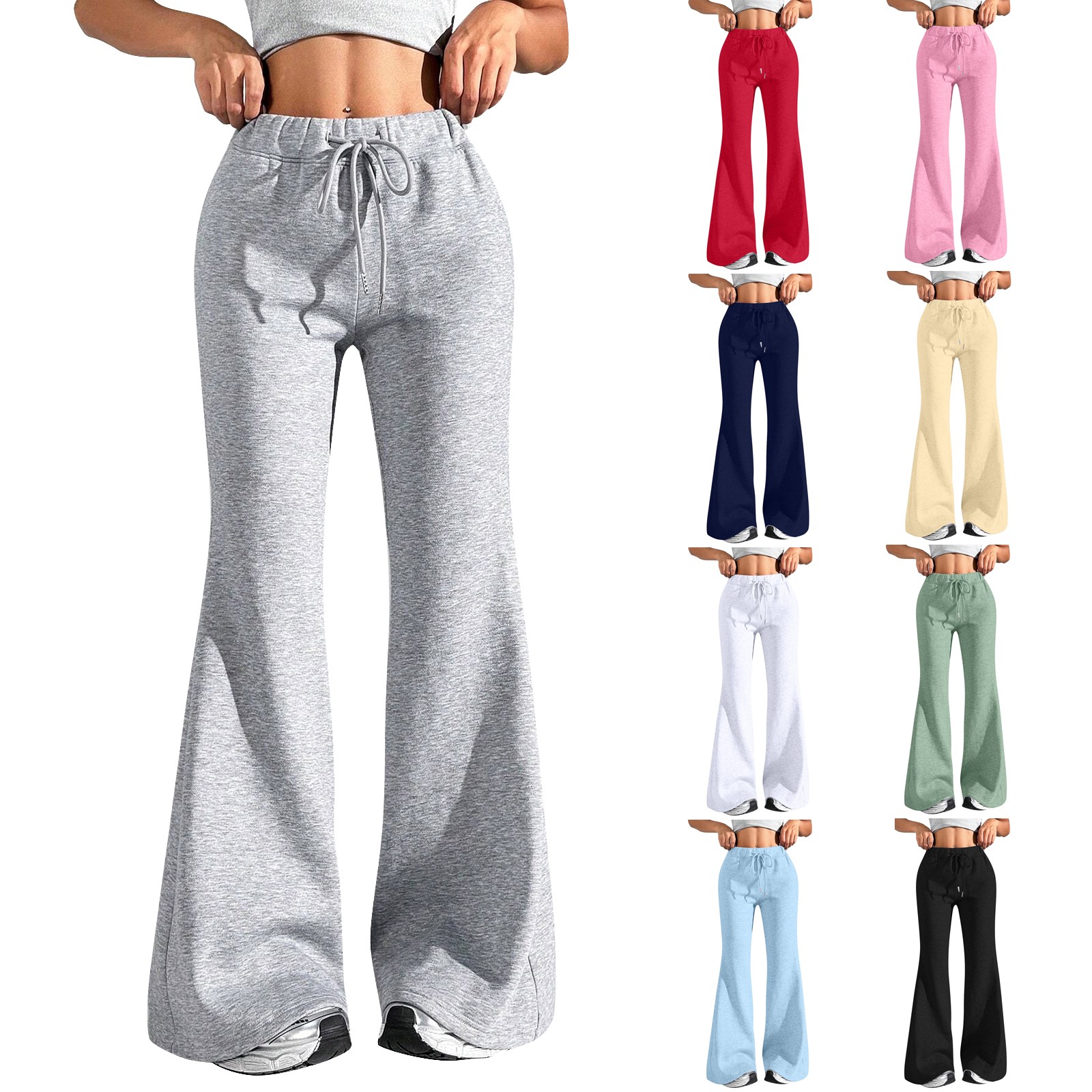 Katı Flare Zarif Pantolon Karg - Women Shoes Joggers incelemesi ve fiyatı
