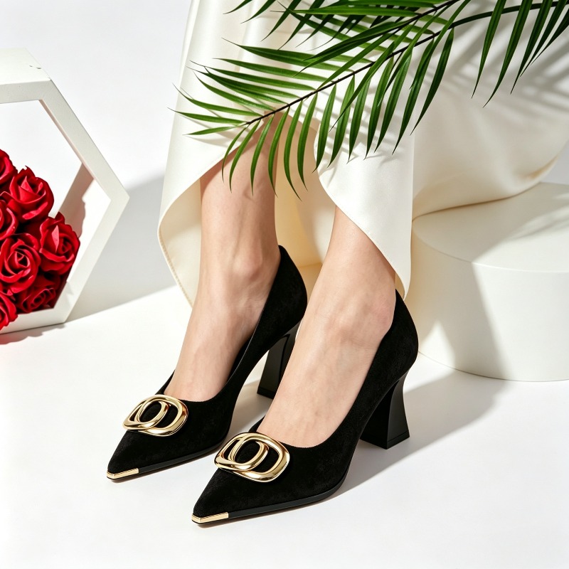 Yeni süet blok topuklu tek ban - Women'S Shoes Professional incelemesi ve fiyatı