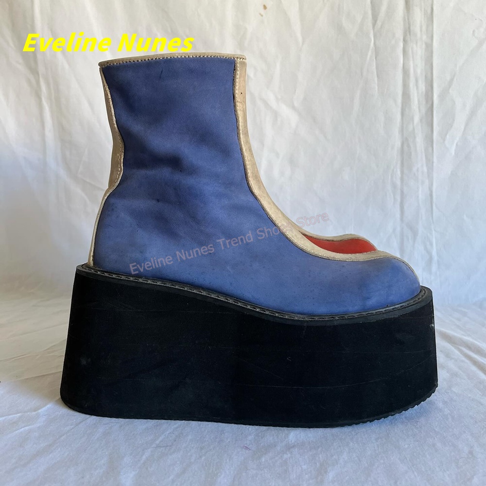 Y2K Kırmızı Mavi Platform Bile - Women'S Shoes Y2K incelemesi ve fiyatı