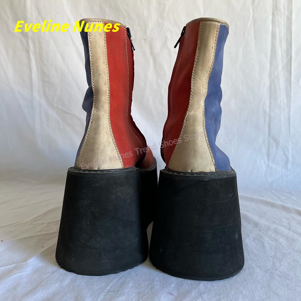 Y2K Kırmızı Mavi Platform Bile - Women'S Shoes Y2K incelemesi ve fiyatı