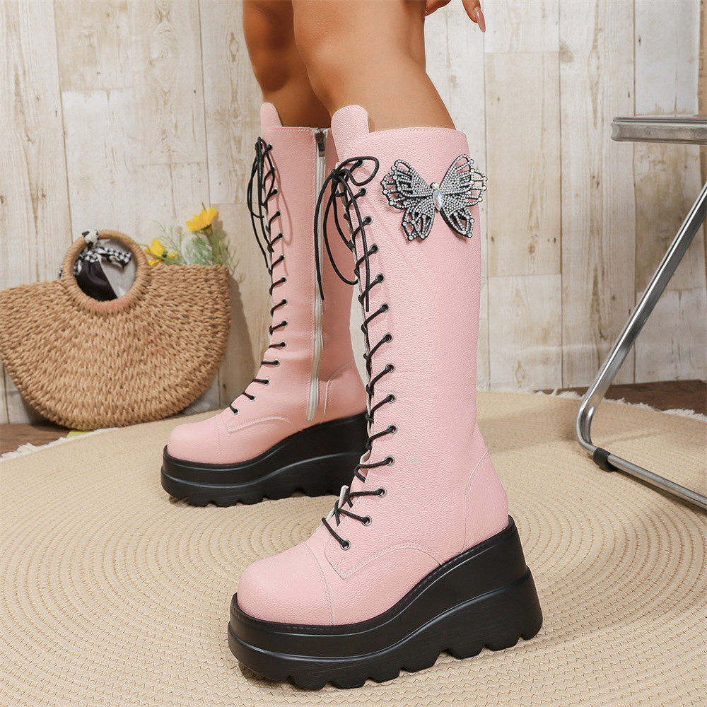 EUR Beden 43 y2k Pembe Kelebek - Women'S Shoes Y2K incelemesi ve fiyatı