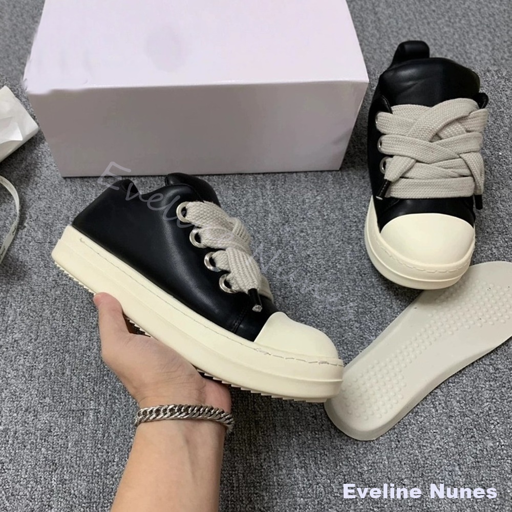 Unisex Siyah Deri Platform Spo - Women'S Shoes Y2K incelemesi ve fiyatı