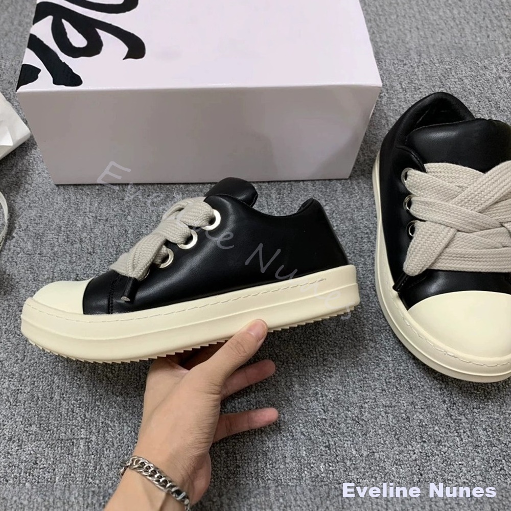 Unisex Siyah Deri Platform Spo - Women'S Shoes Y2K incelemesi ve fiyatı