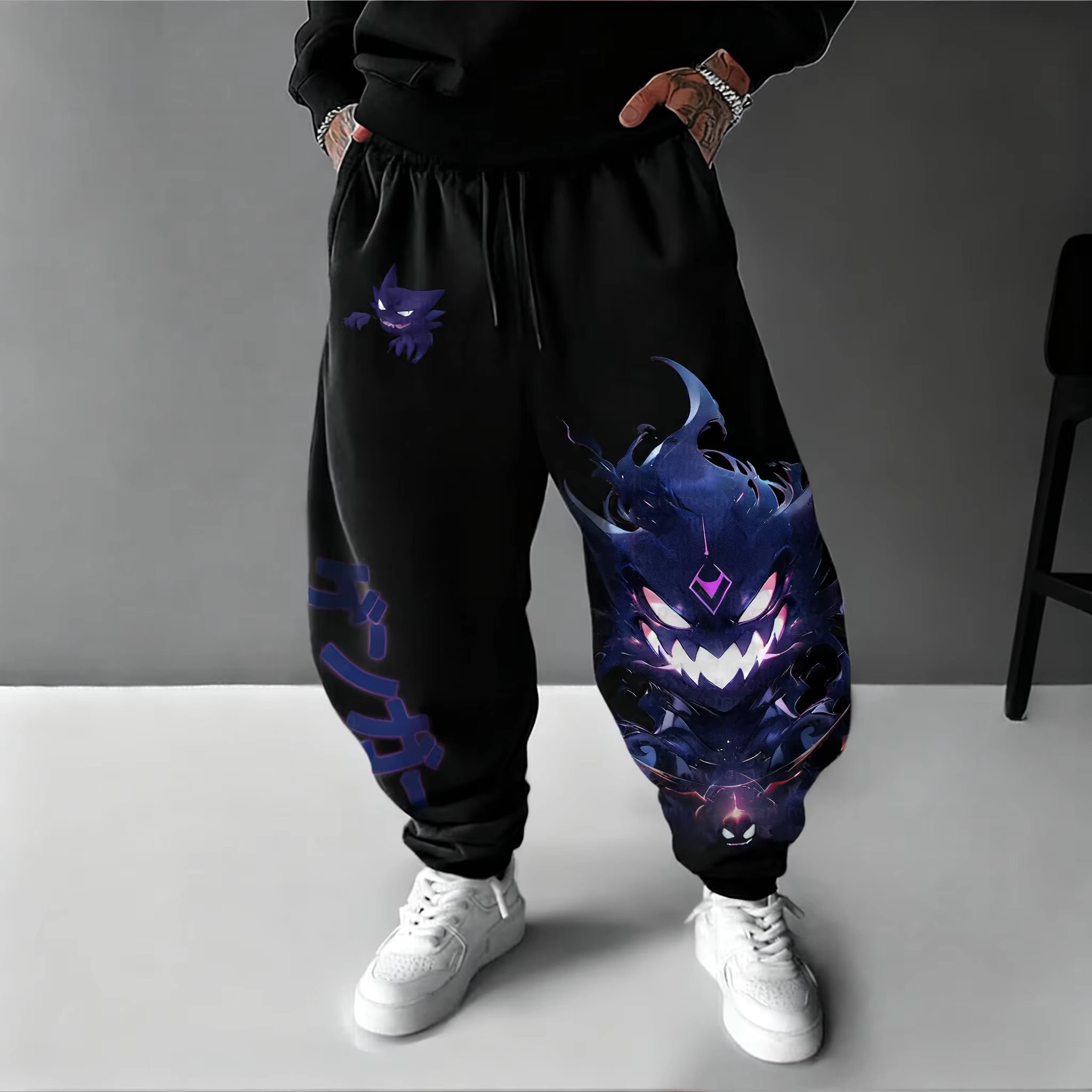 Y2K 2026 Pokemon Gengar Pamuk  - Women Shoes Joggers incelemesi ve fiyatı
