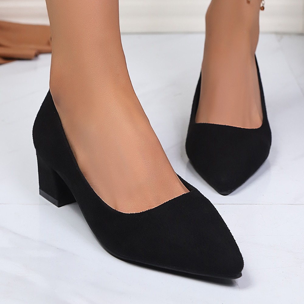 2026 Yeni Sivri Burunlu Kalın  - Women'S Shoes Professional incelemesi ve fiyatı
