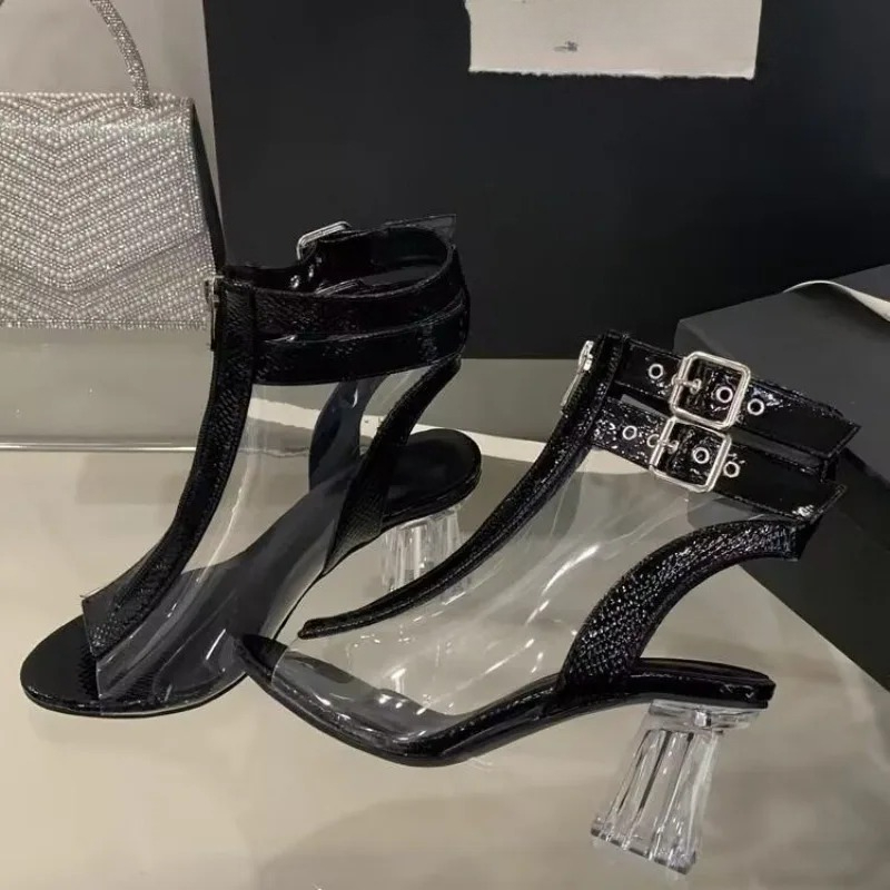 Kristal Topuk Zip Sandalet Yaz - Square Toe Mule incelemesi ve fiyatı